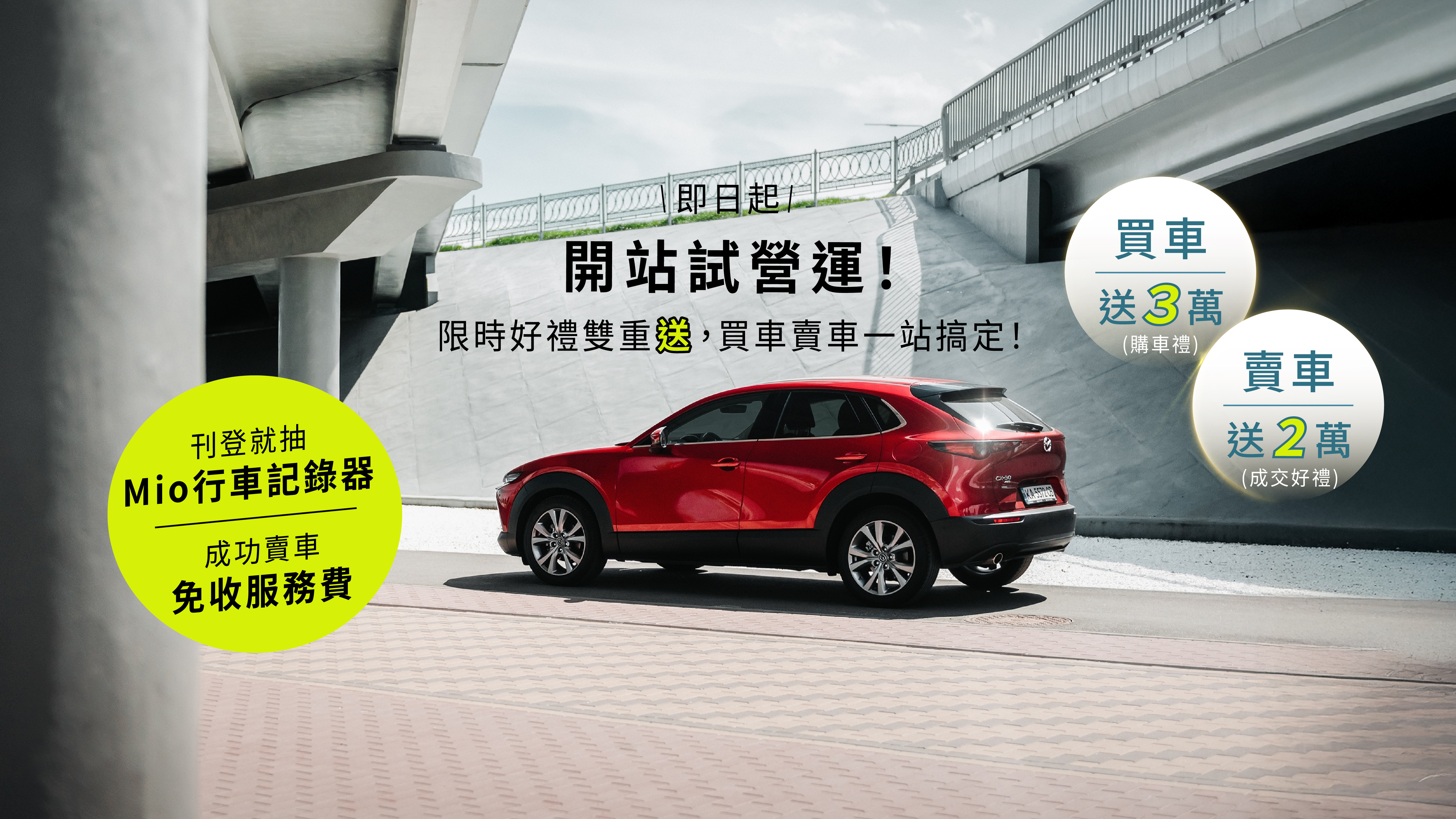 全新型態汽車交易平台『SiCAR標車酷』試營運優惠來囉！