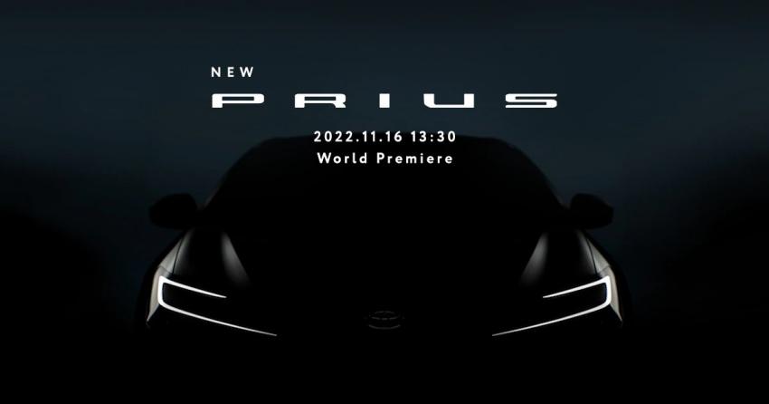 TOYOTA第五代Prius預告圖搶先看 11/16正式發表！