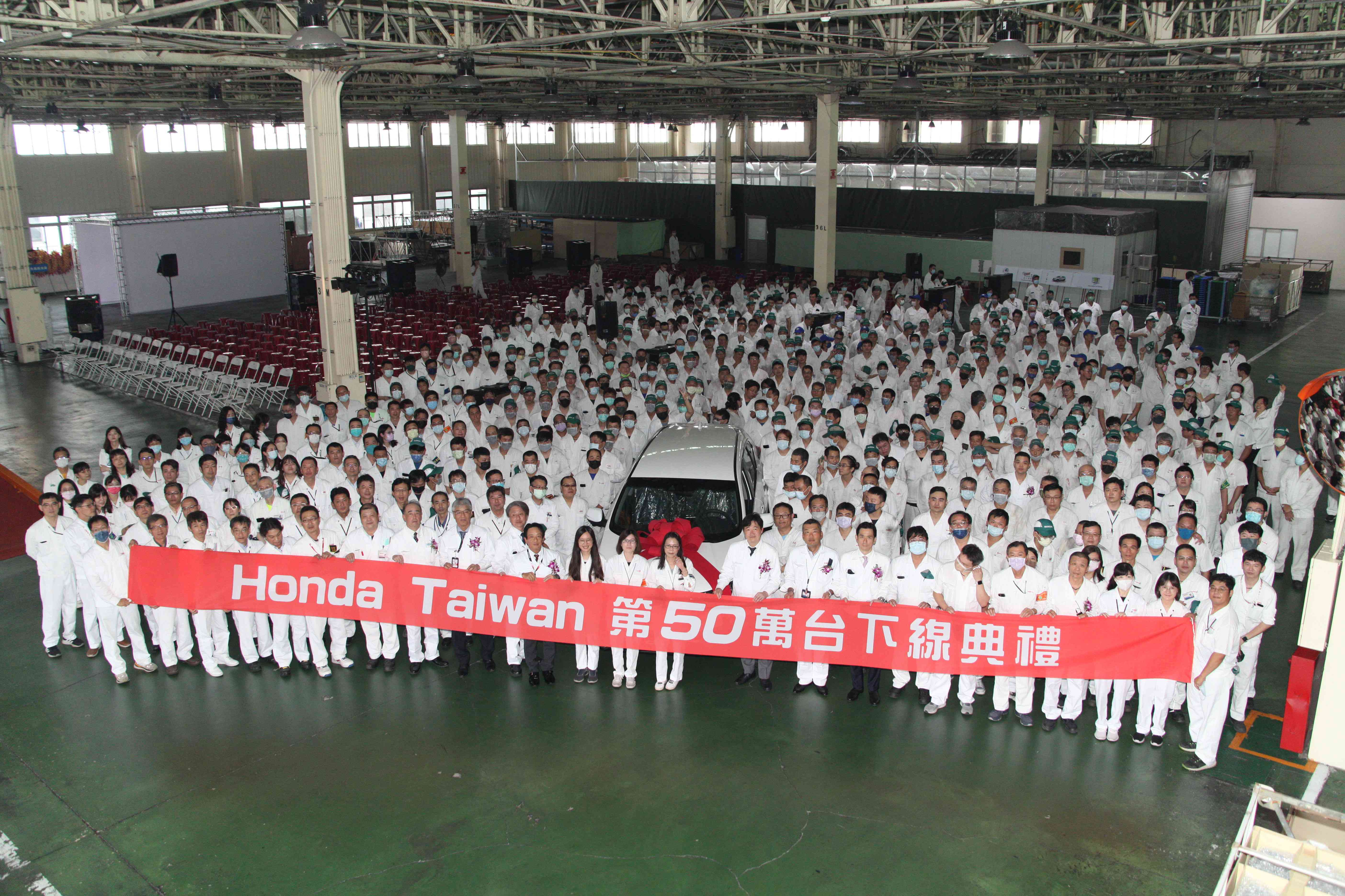 Honda Taiwan達成50萬台生產里程碑歡慶榮耀六月入主全車系享5年延長保固，CR-V再享雙重好禮
