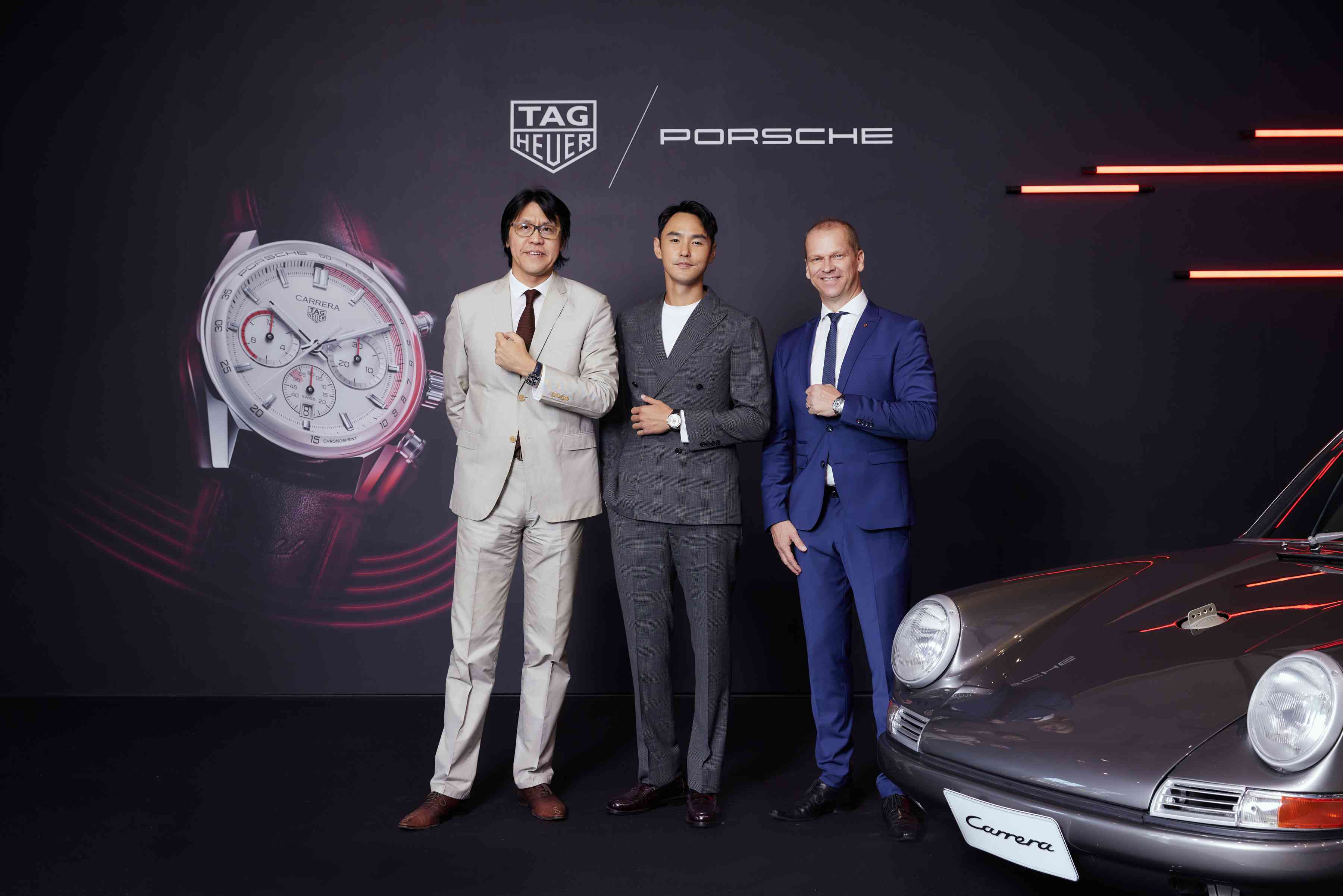 傳奇重返賽道，泰格豪雅攜手保時捷發表全新時計：TAG Heuer Carrera Chronosprint x Porsche計時腕錶