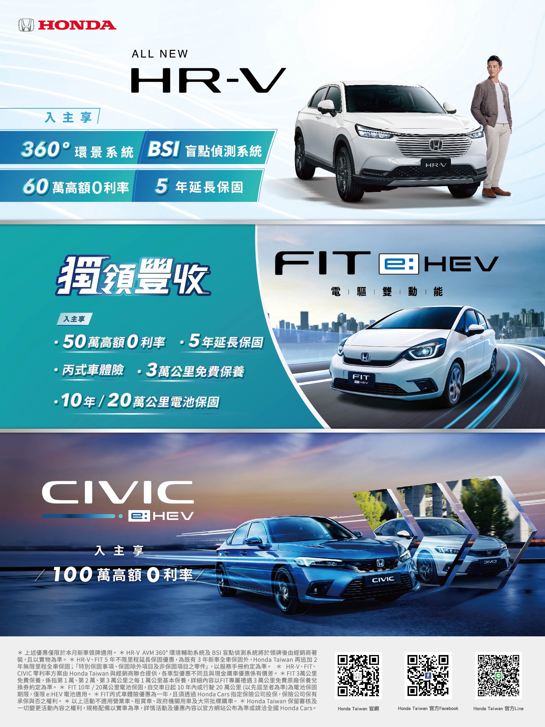 All-New CR-V銷售三冠王！蟬聯國產中型SUV銷售No.1全車系即刻入主享最高100萬0利率