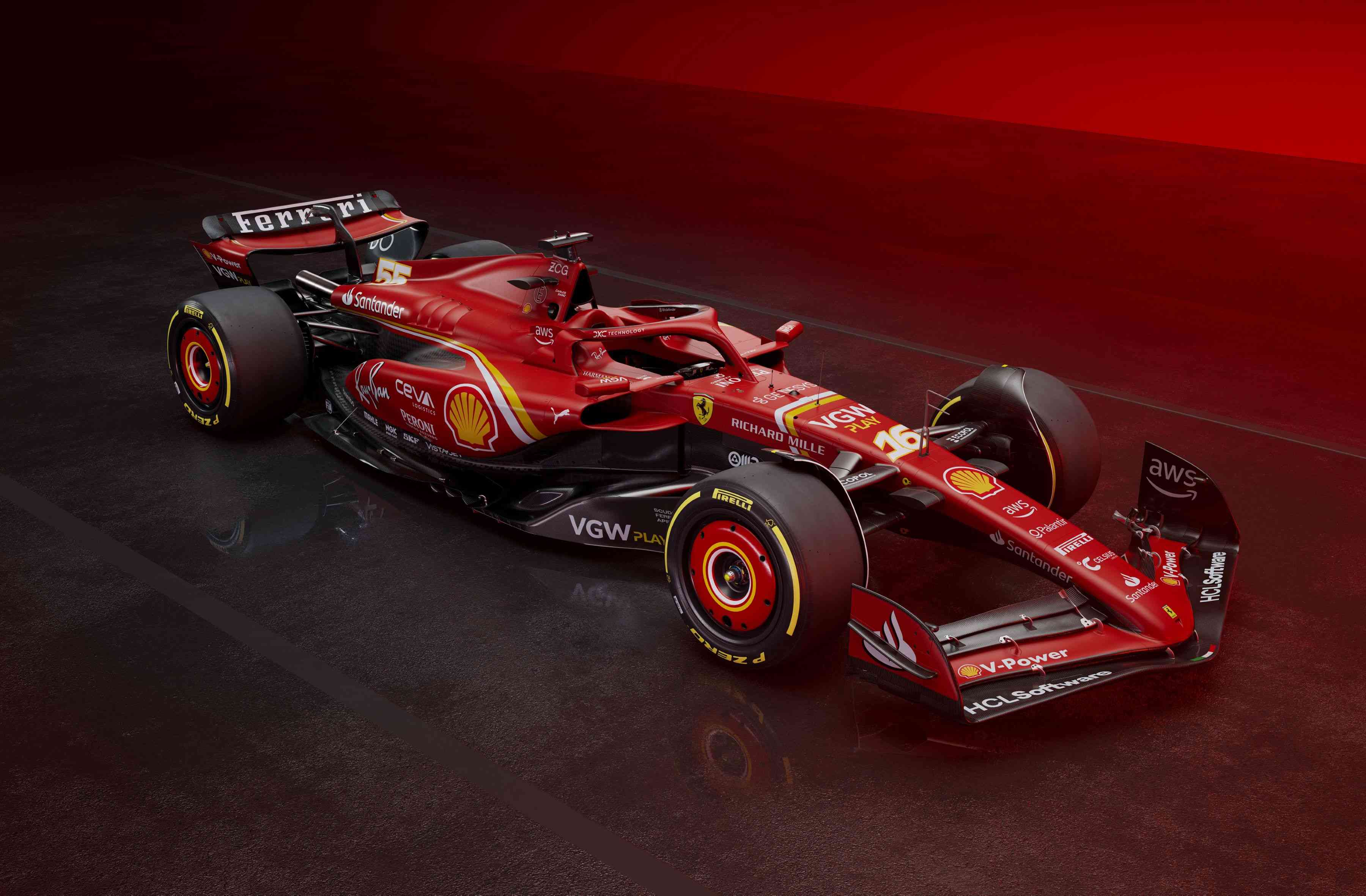 Scuderia Ferrari車隊 全新Ferrari SF-24賽車耀眼登場