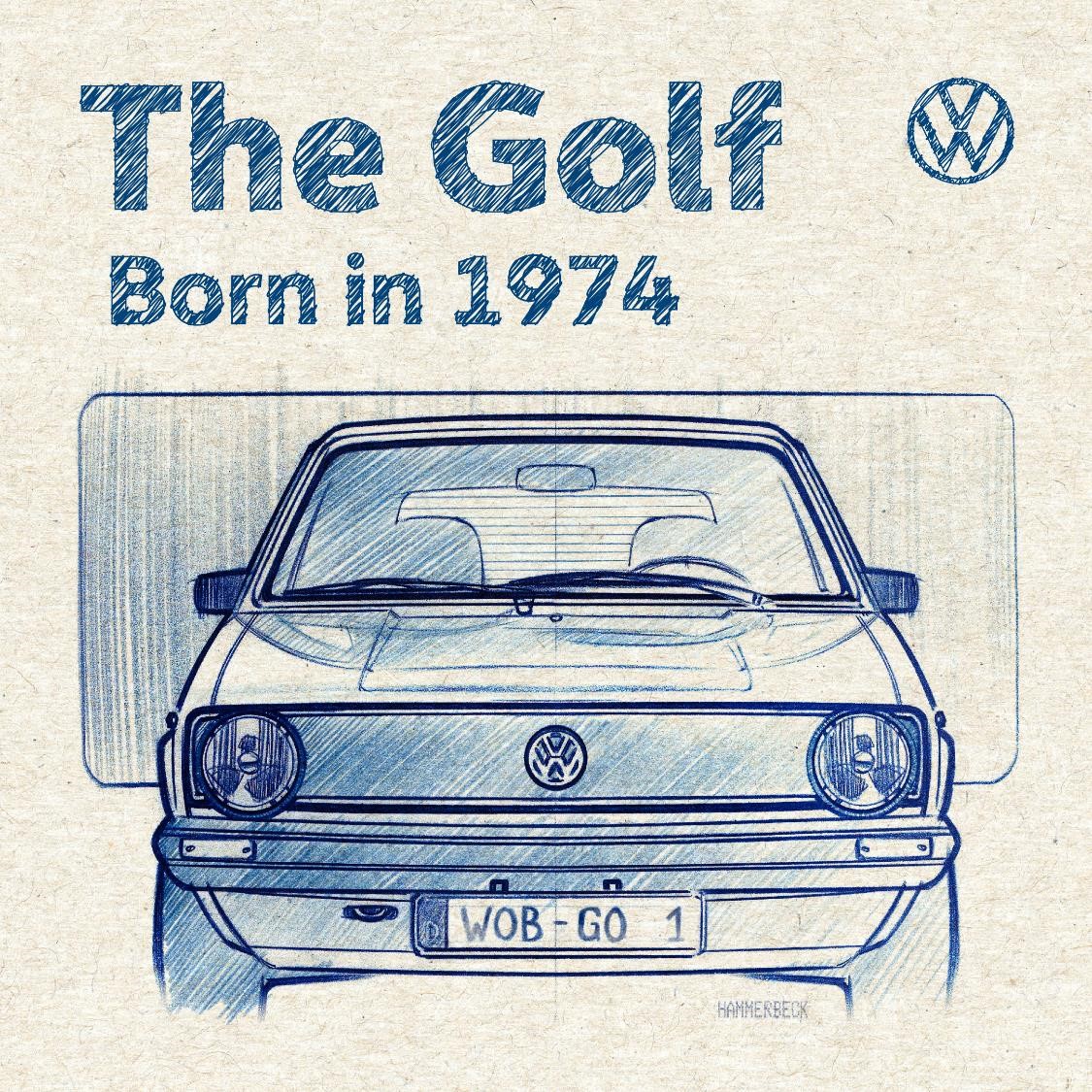 全球3,700萬車主祝The Golf 50歲生日快樂 台灣福斯汽車「The Golf 50 週年 – 跨時空海報」活動開跑